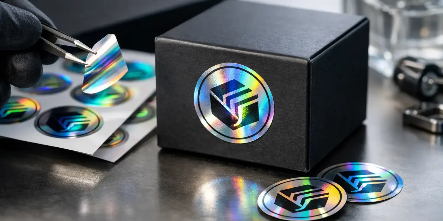 Custom Logo Hologram Stickers That Protect Brands